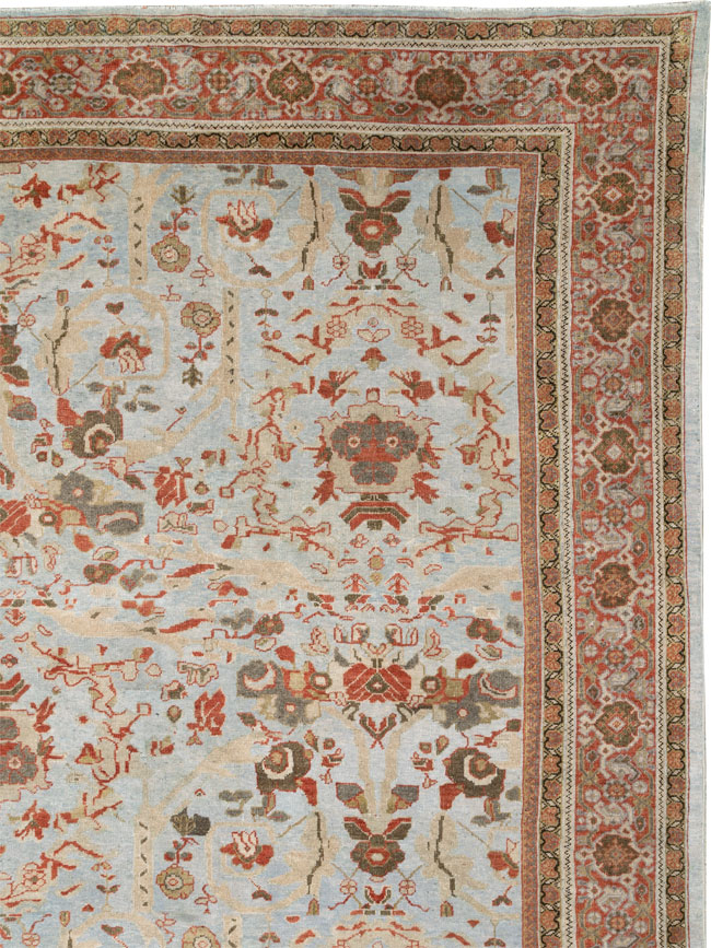 Antique Persian Mahal Carpet, No.21077 - Gsblank