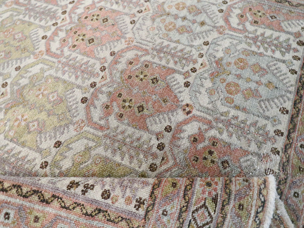 Antique Persian Afshar Square Accent Rug, No.21078 - Gsblank