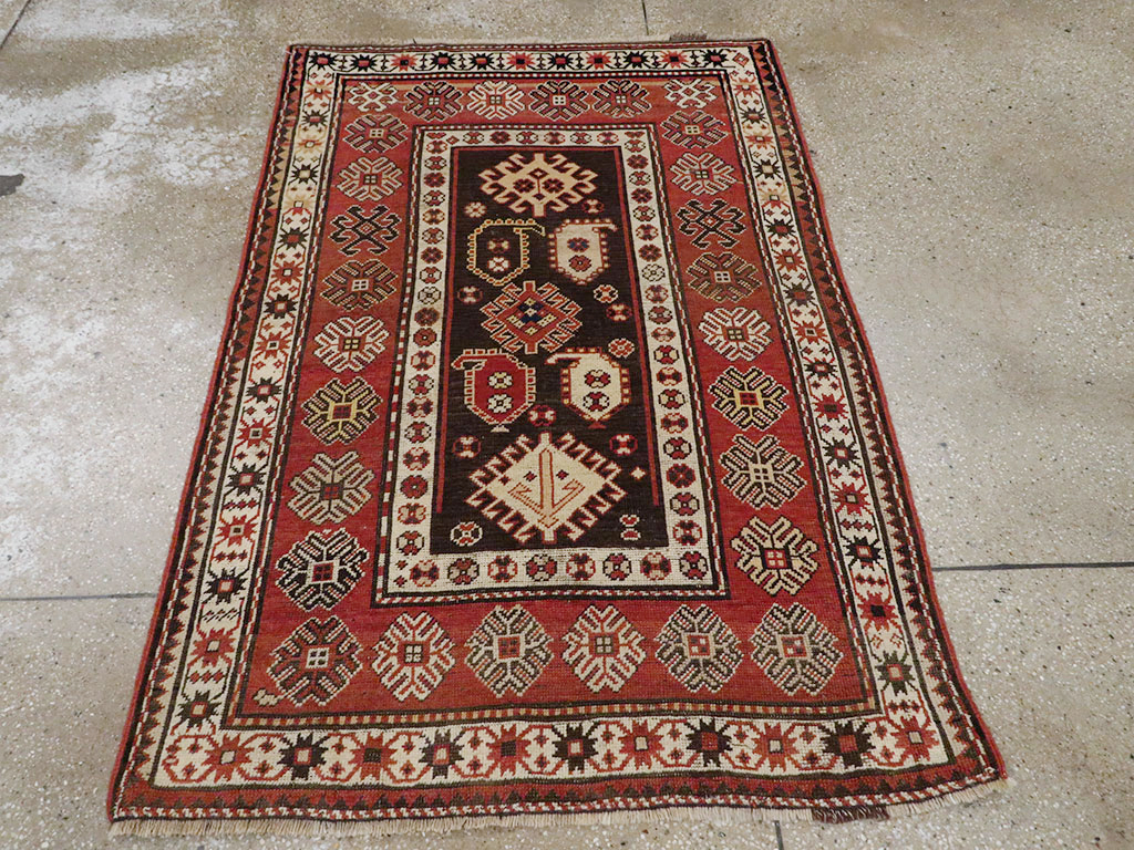 Antique Caucasian Kazak Rug, No.21079 - Gsblank