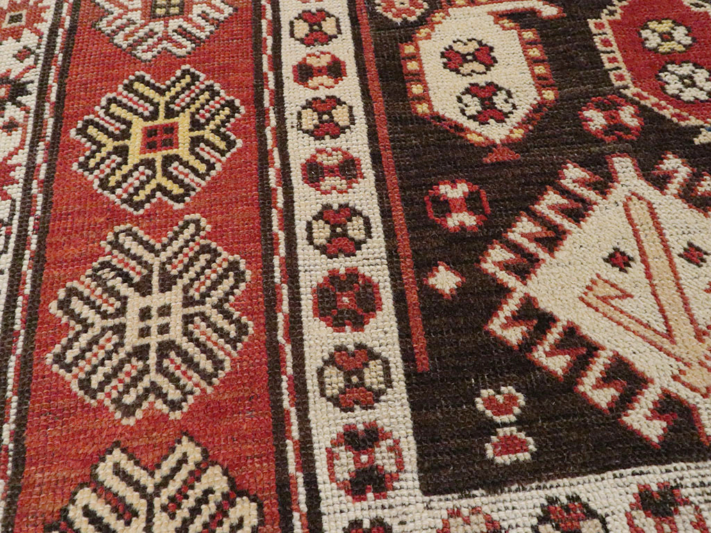 Antique Caucasian Kazak Rug, No.21079 - Gsblank