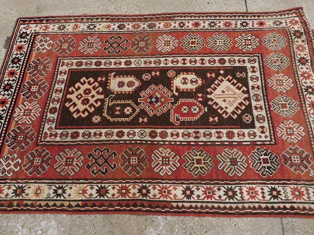 Antique Caucasian Kazak Rug, No.21079 - Gsblank