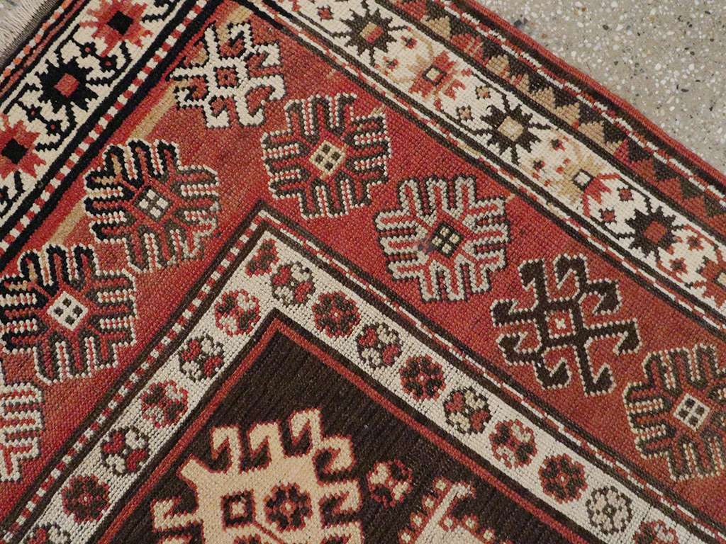 Antique Caucasian Kazak Rug, No.21079 - Gsblank
