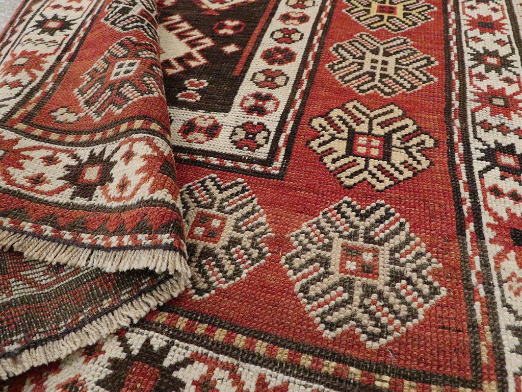 Antique Caucasian Kazak Rug, No.21079 - Gsblank