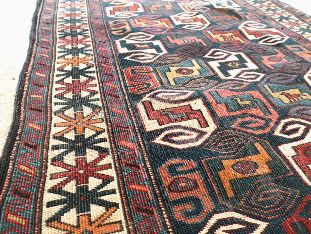 Antique Caucasian Kuba Rug, No.21082 - Gsblank