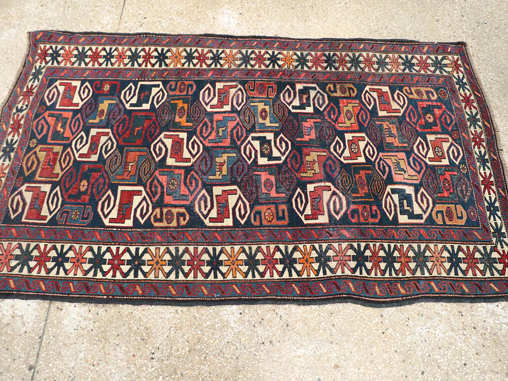 Antique Caucasian Kuba Rug, No.21082 - Gsblank