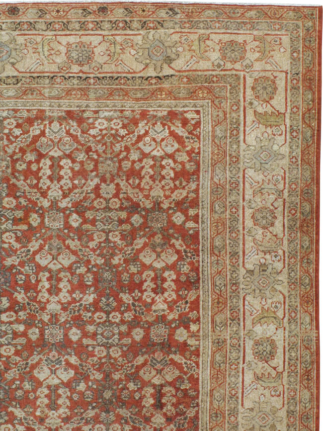 Antique Persian Mahal Carpet, No.21084 - Gsblank