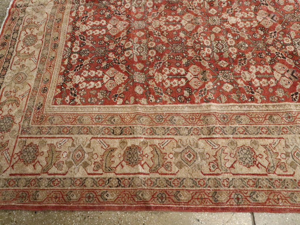 Antique Persian Mahal Carpet, No.21084 - Gsblank