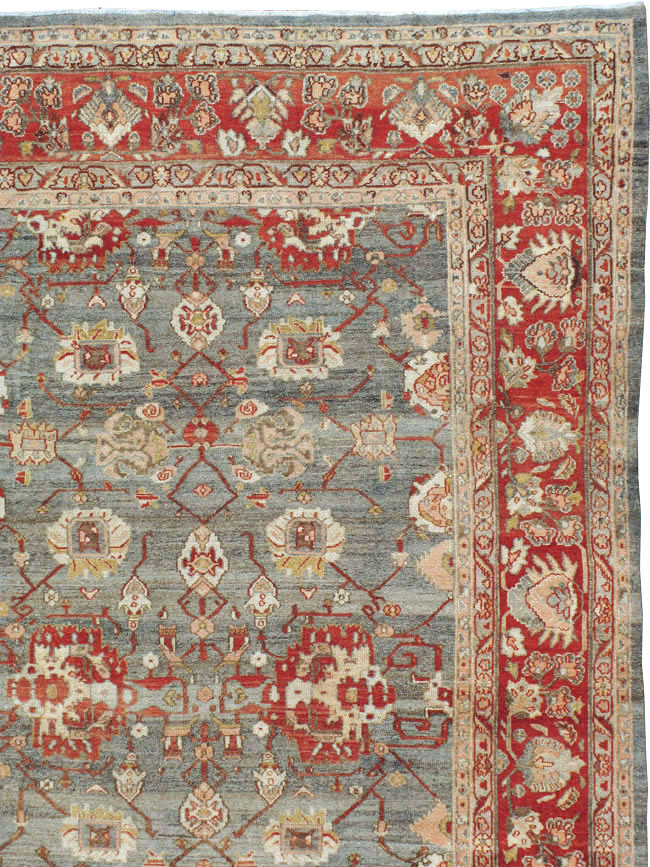Antique Persian Bibikabad Carpet, No.21085 - Gsblank