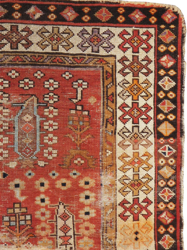 Antique Caucasian Rug, No.21135 - Gsblank