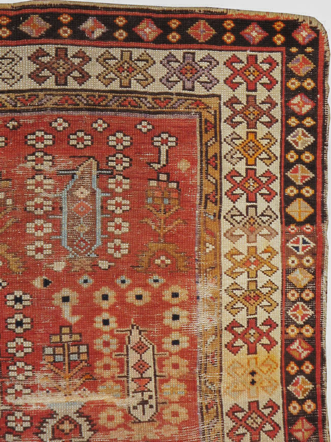 Antique Caucasian Rug, No.21135 - Gsblank