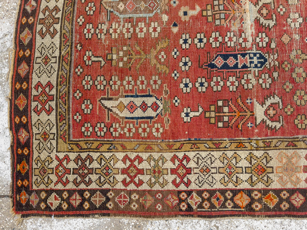 Antique Caucasian Rug, No.21135 - Gsblank
