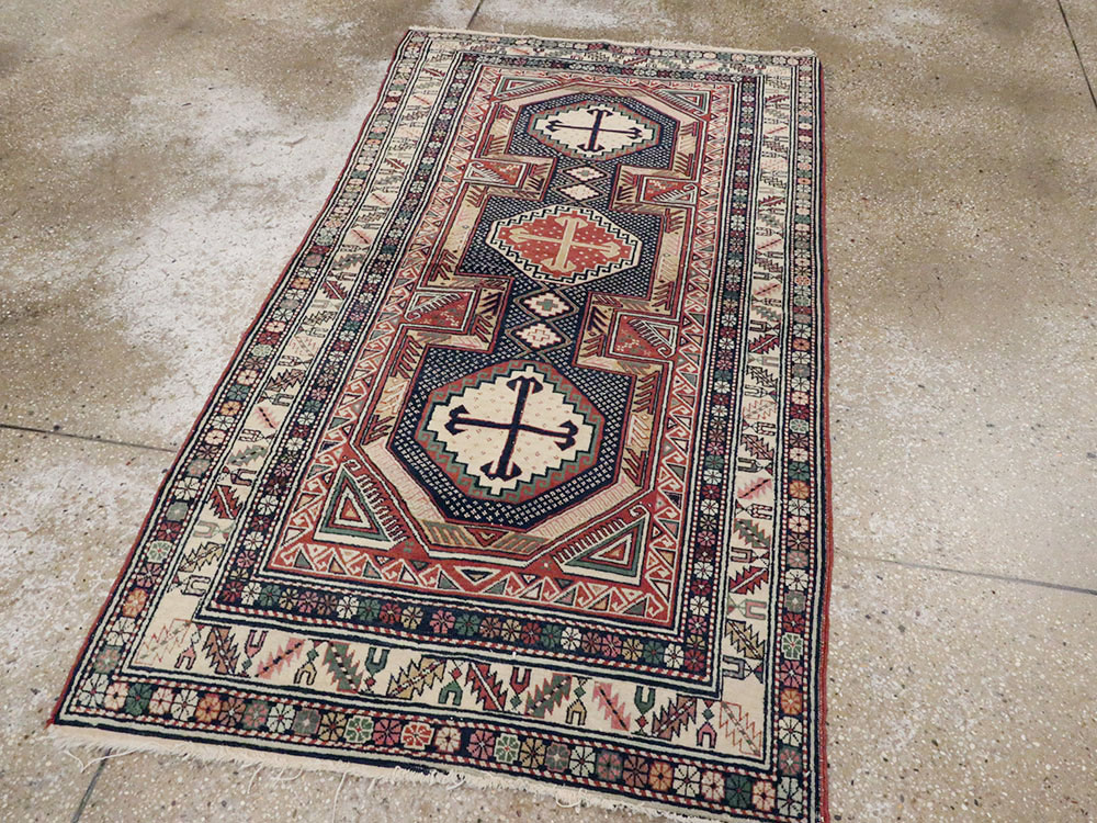 Antique Caucasian Shirvan Rug, No.21136 - Gsblank