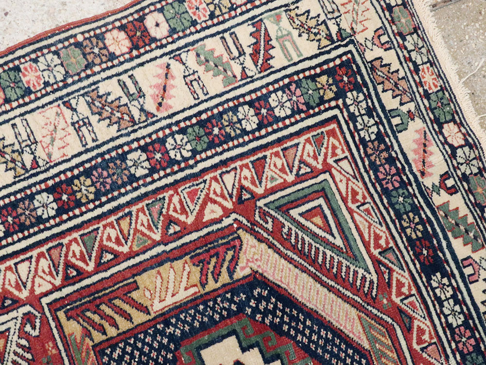 Antique Caucasian Shirvan Rug, No.21136 - Gsblank