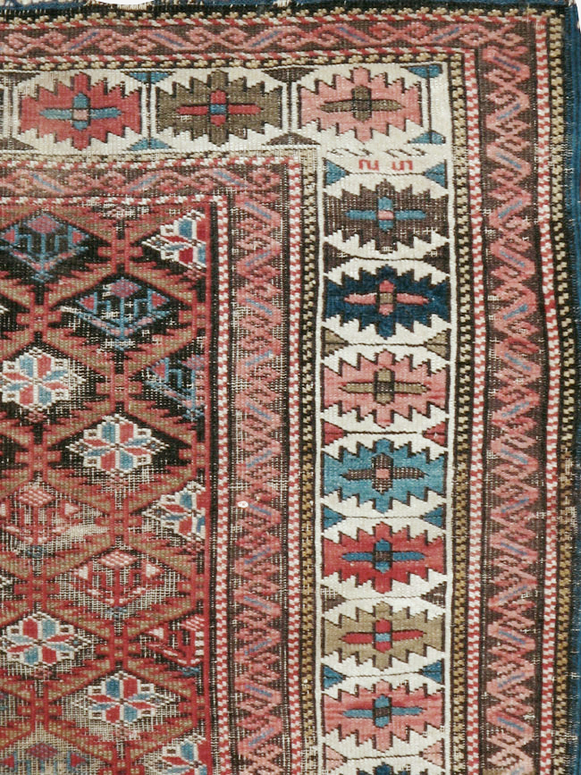 Antique Caucasian Kuba Rug, No.21138 - Gsblank