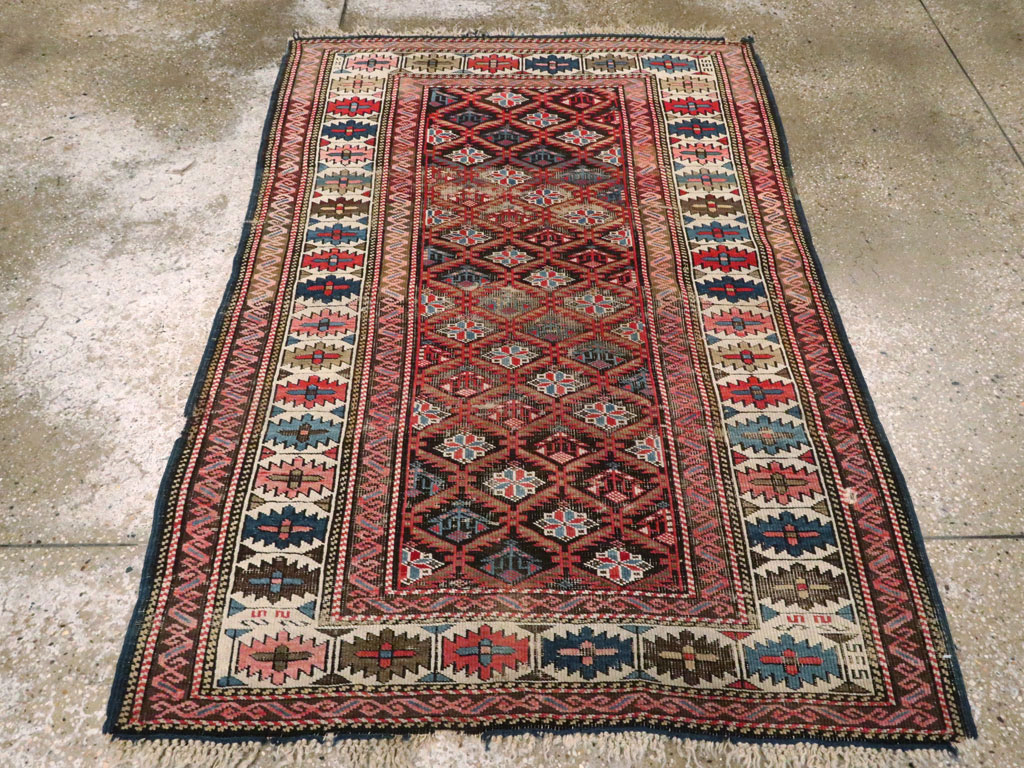 Antique Caucasian Kuba Rug, No.21138 - Gsblank