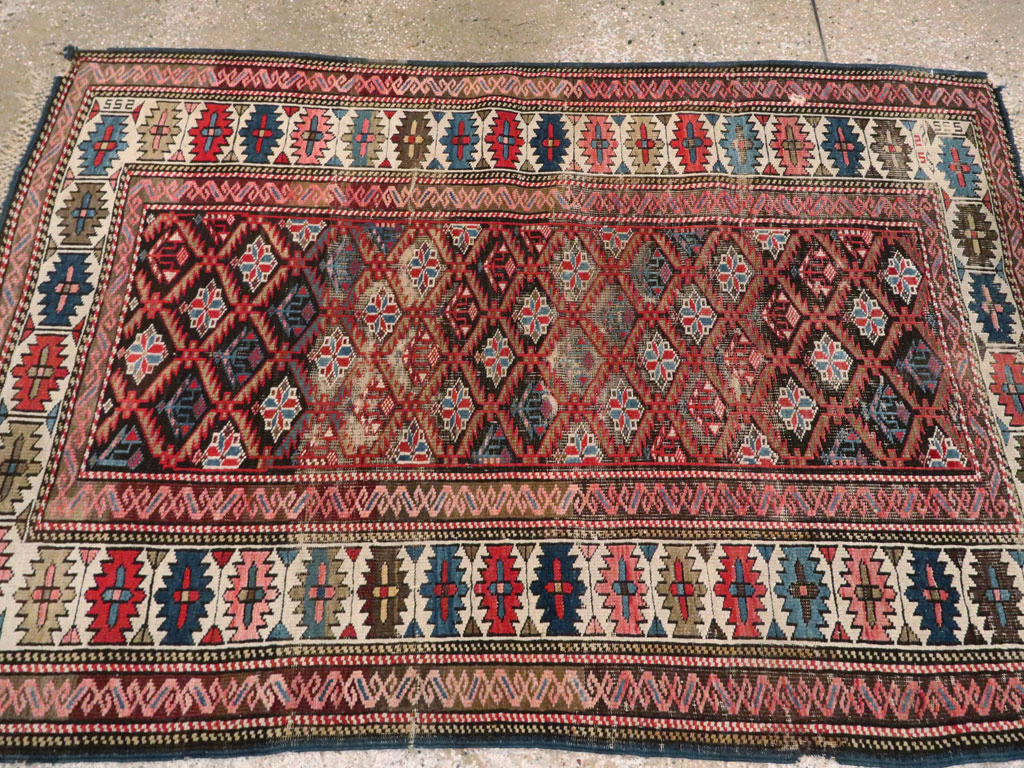 Antique Caucasian Kuba Rug, No.21138 - Gsblank