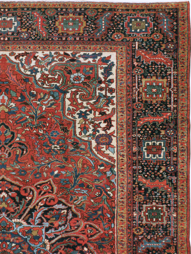 Vintage Persian Heriz Carpet, No.21148 - Gsblank