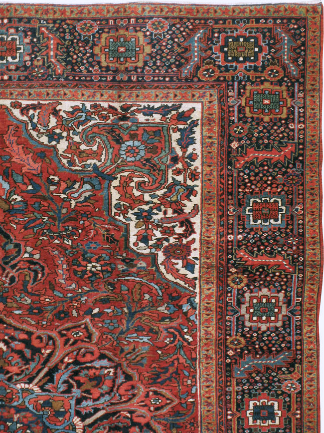 Vintage Persian Heriz Carpet, No.21148 - Gsblank