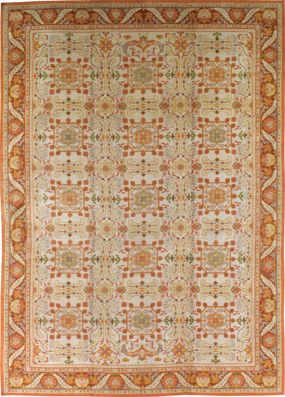 Vintage Spanish Cuenca Oversize Carpet, No.21154 - Gsblank