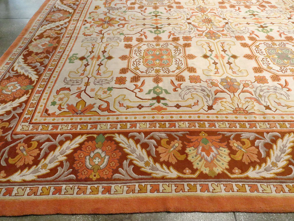 Vintage Spanish Cuenca Oversize Carpet, No.21154 - Gsblank