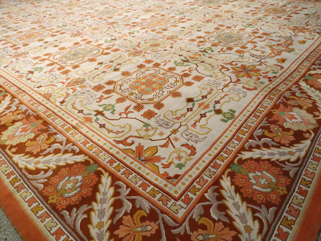 Vintage Spanish Cuenca Oversize Carpet, No.21154 - Gsblank