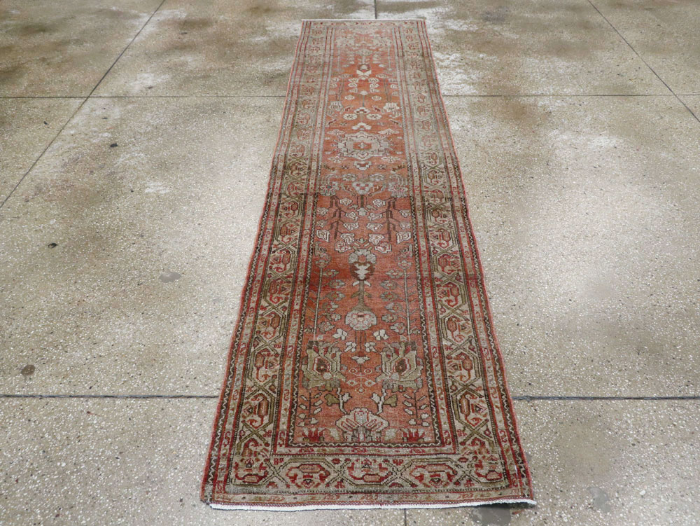 Vintage Persian Malayer Runner, No.21175 - Gsblank