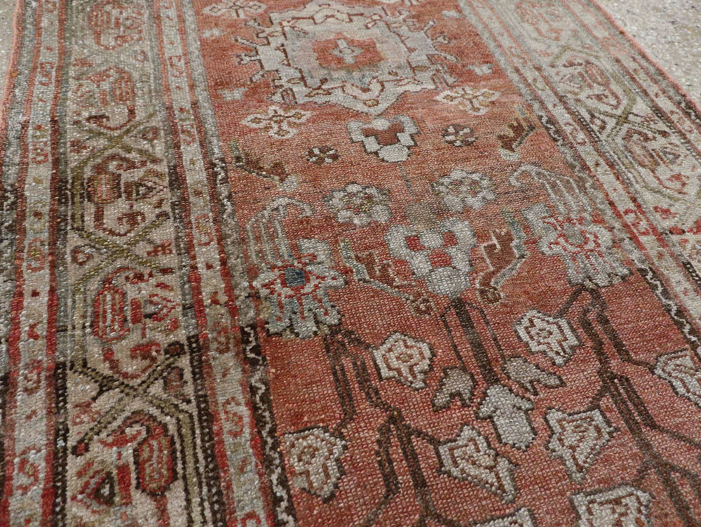 Vintage Persian Malayer Runner, No.21175 - Gsblank