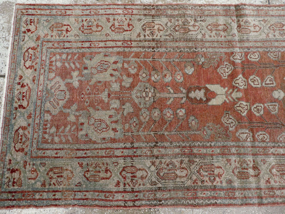 Vintage Persian Malayer Runner, No.21175 - Gsblank
