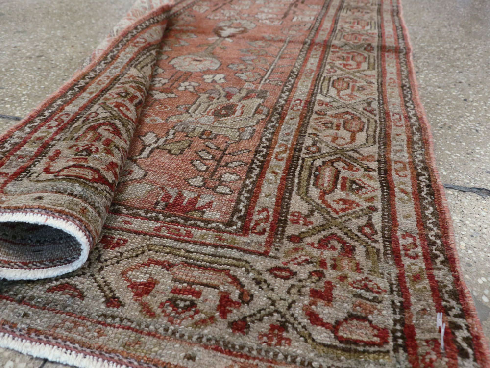 Vintage Persian Malayer Runner, No.21175 - Gsblank