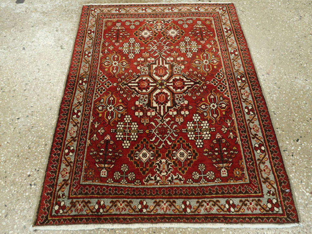 Vintage Persian Joshegan Rug, No.21179 - Gsblank