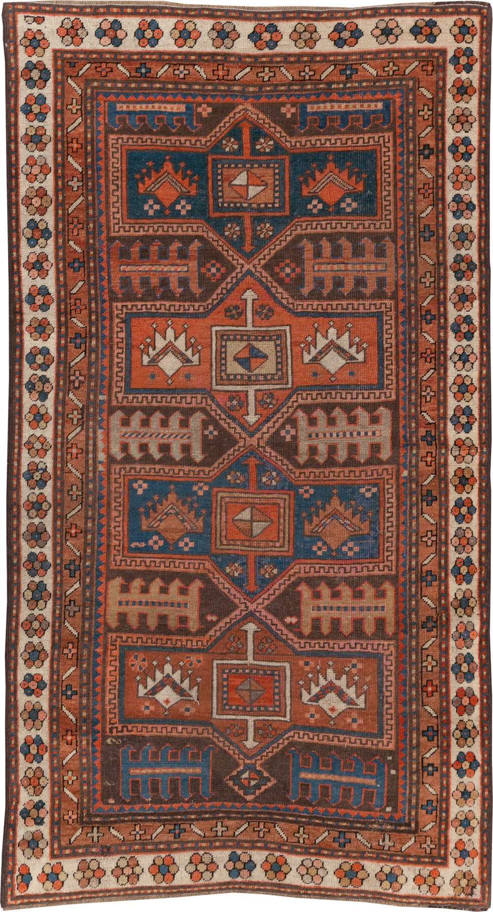 Antique Caucasian Kazak Rug, No.21183 - Gsblank