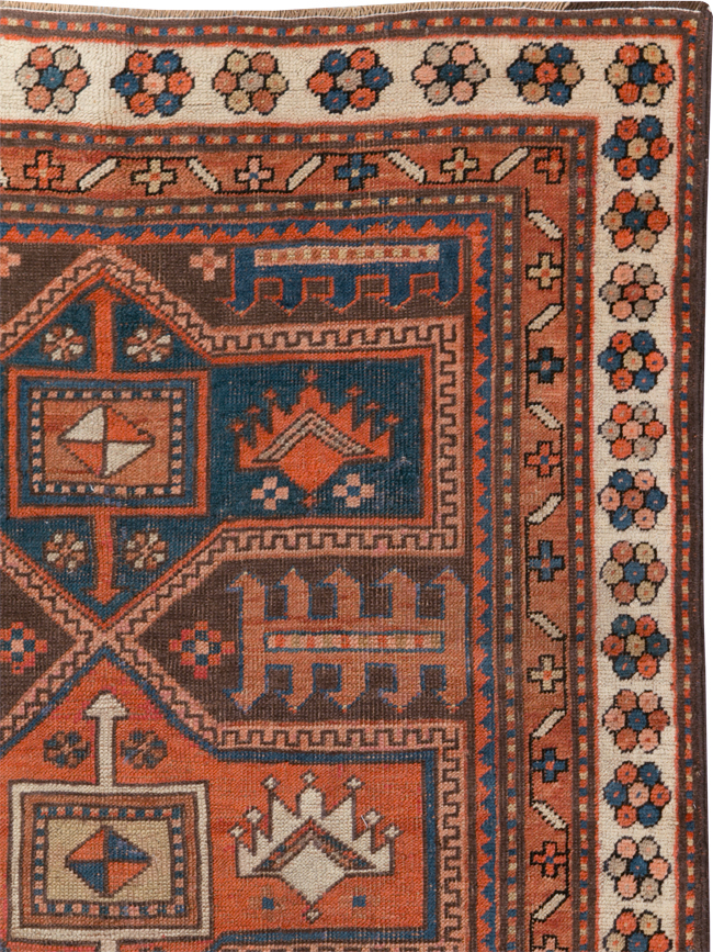 Antique Caucasian Kazak Rug, No.21183 - Gsblank
