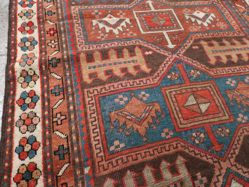 Antique Caucasian Kazak Rug, No.21183 - Gsblank