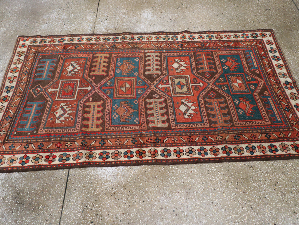 Antique Caucasian Kazak Rug, No.21183 - Gsblank