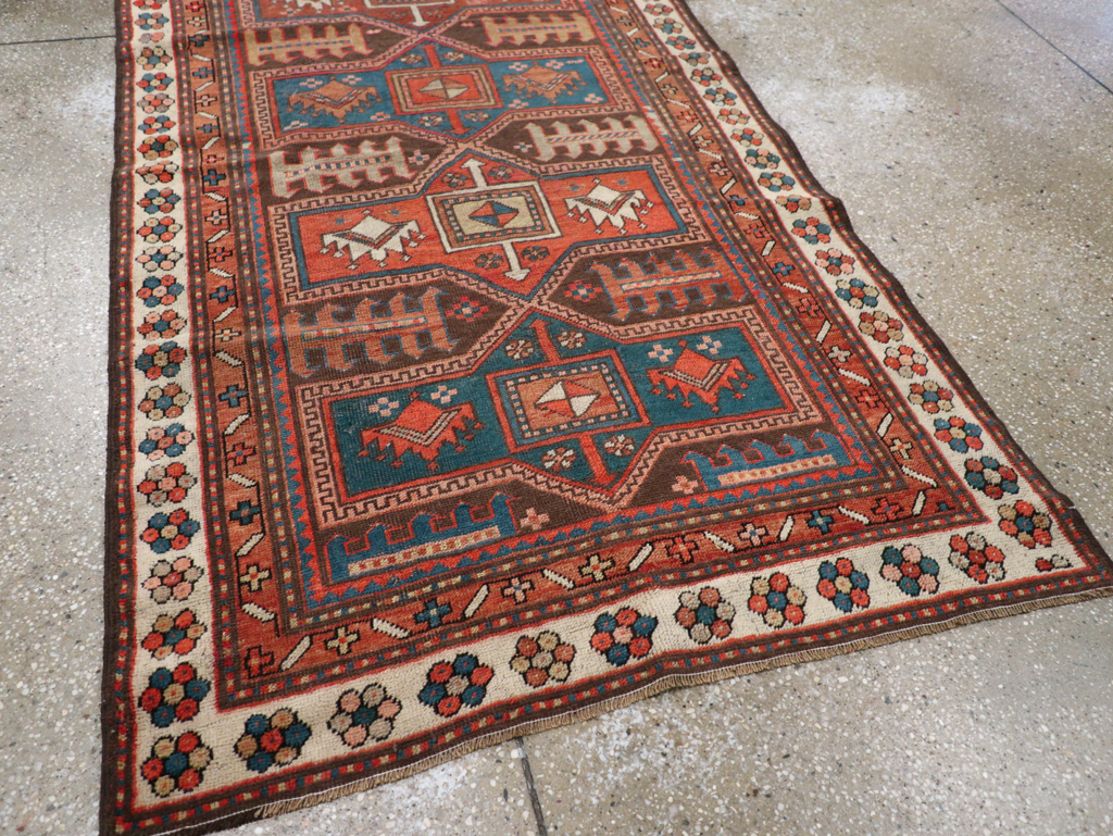 Antique Caucasian Kazak Rug, No.21183 - Gsblank