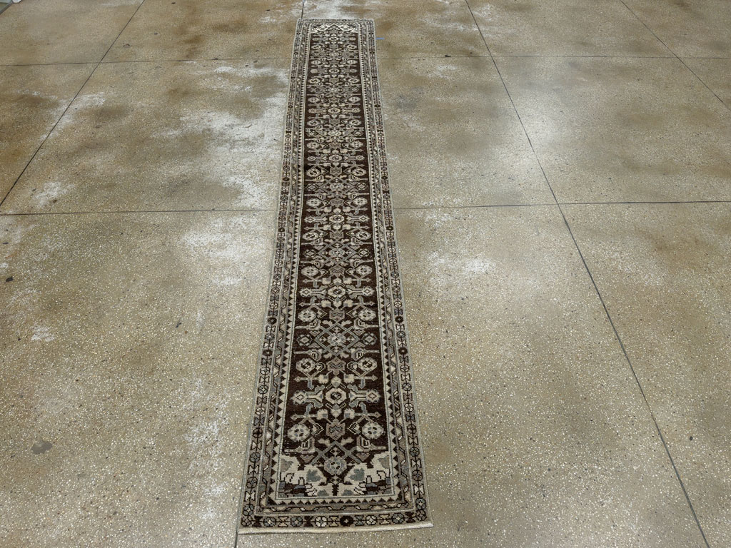 Vintage Persian Malayer Runner, No.21195 - Gsblank
