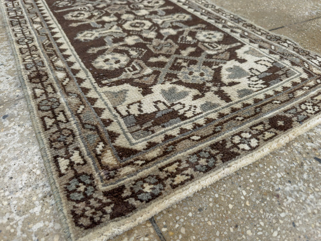 Vintage Persian Malayer Runner, No.21195 - Gsblank