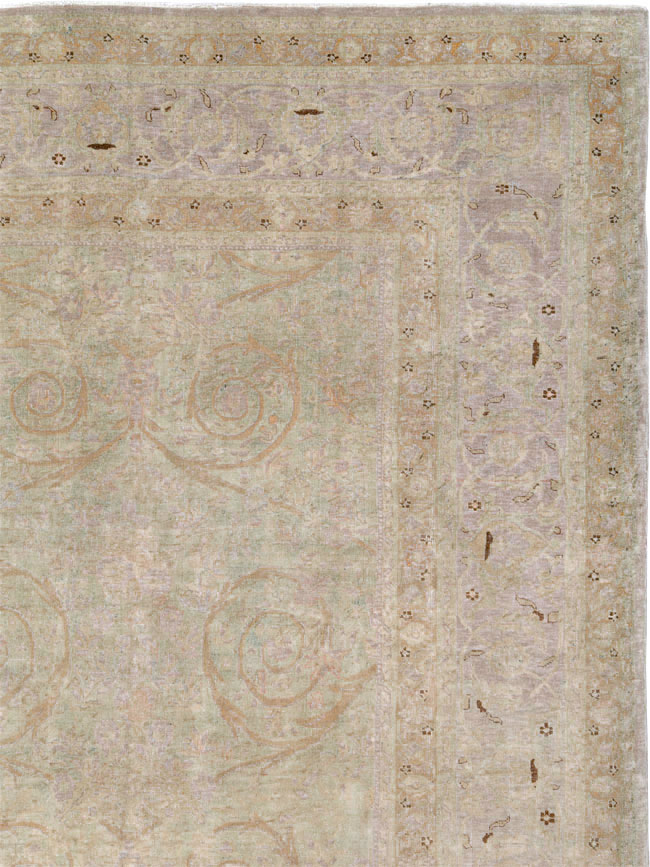Antique Persian Tabriz  Carpet, No.21197 - Gsblank