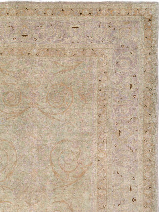 Antique Persian Tabriz  Carpet, No.21197 - Gsblank
