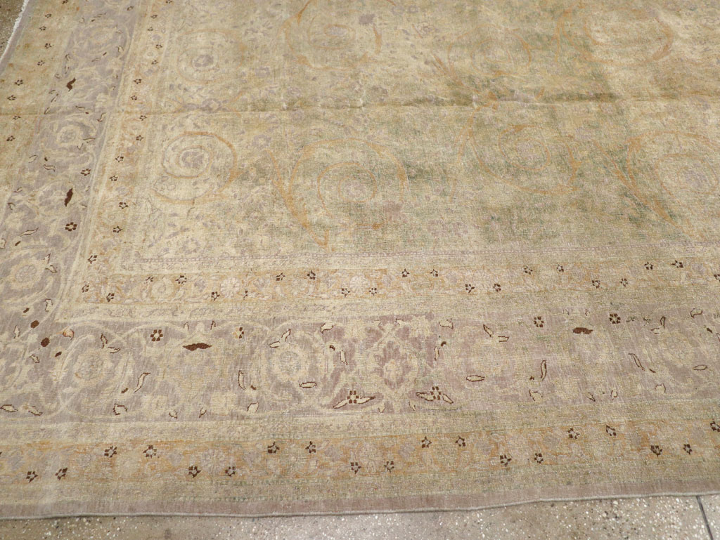 Antique Persian Tabriz  Carpet, No.21197 - Gsblank