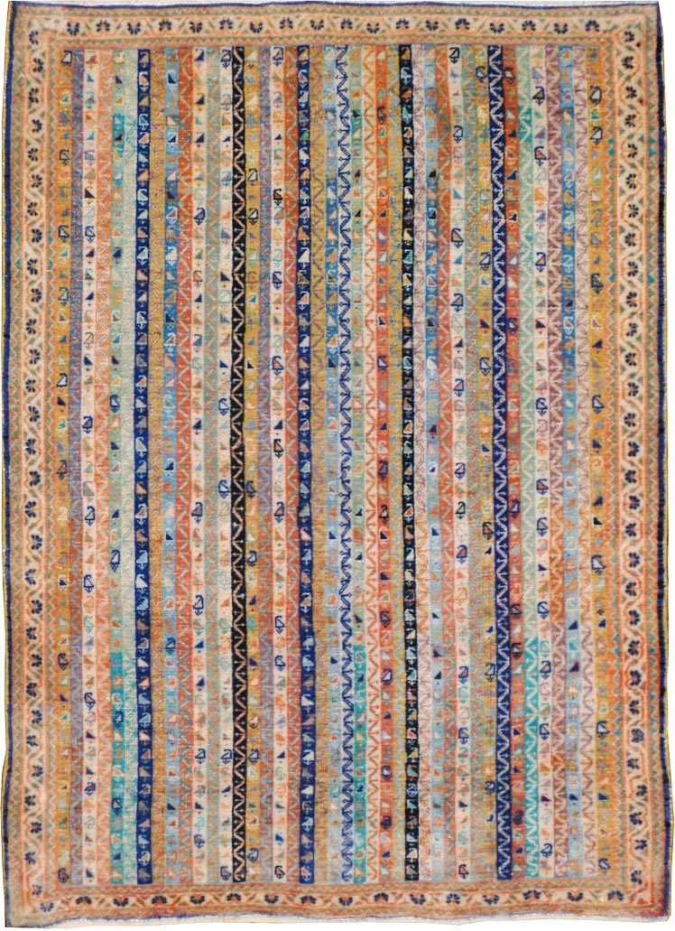 Vintage Persian Afshar Rug, No.21206 - Gsblank