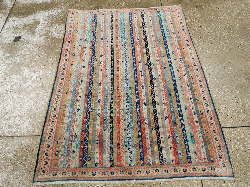 Vintage Persian Afshar Rug, No.21206 - Gsblank