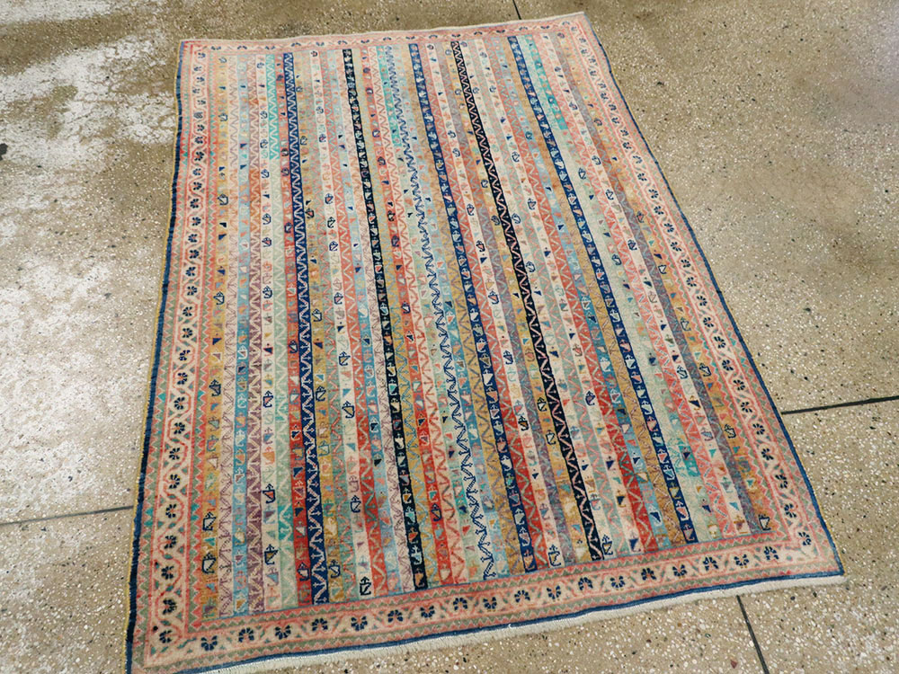 Vintage Persian Afshar Rug, No.21206 - Gsblank