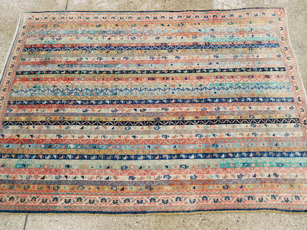 Vintage Persian Afshar Rug, No.21206 - Gsblank