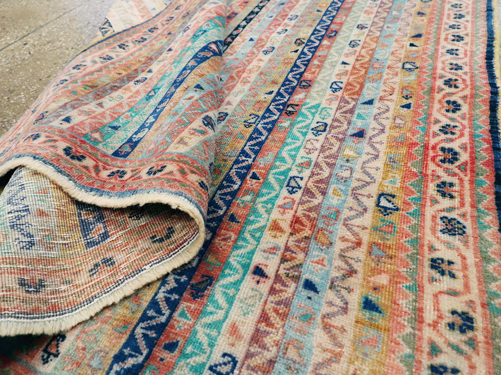 Vintage Persian Afshar Rug, No.21206 - Gsblank