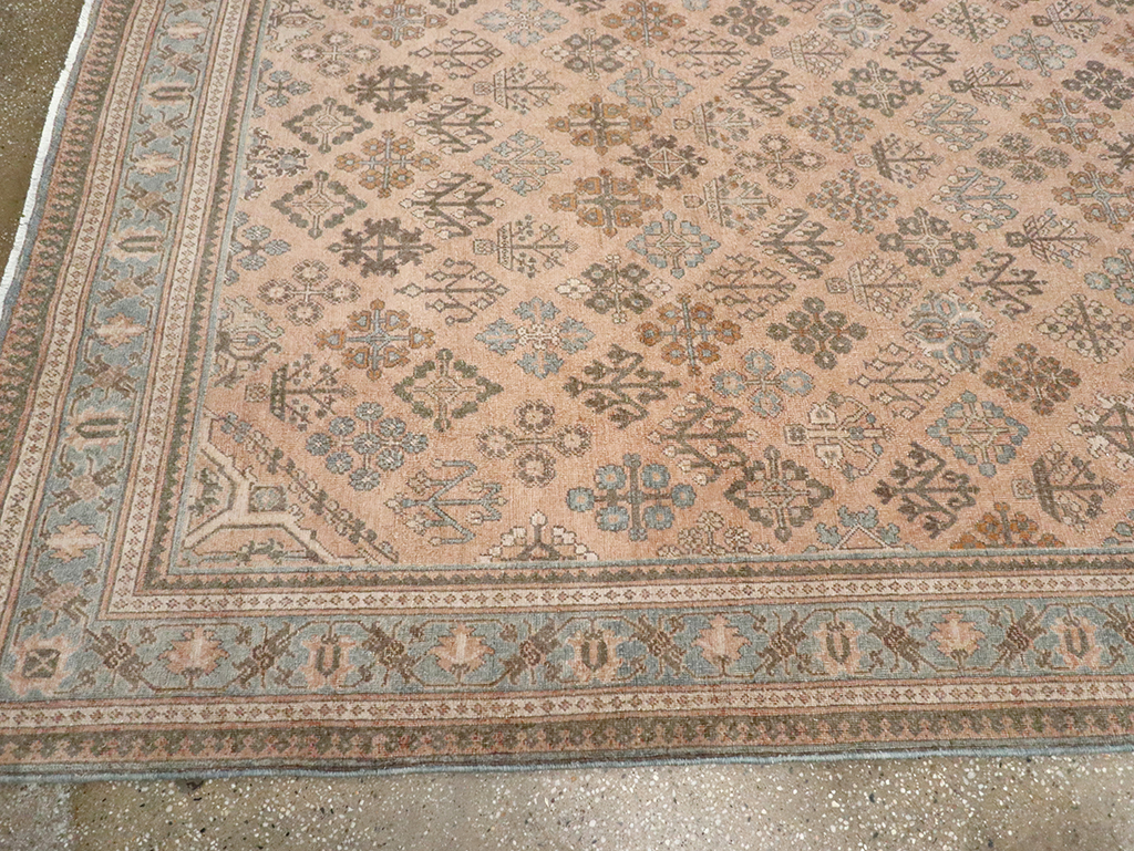 Antique Persian Joshegan Wide Gallery Runner, No.21214 - Gsblank