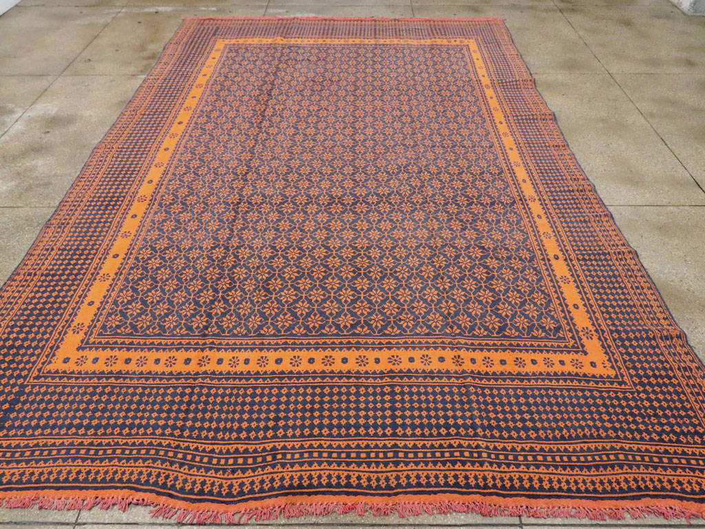 Vintage Persian Flat-weave Kilim, No.21215 - Gsblank
