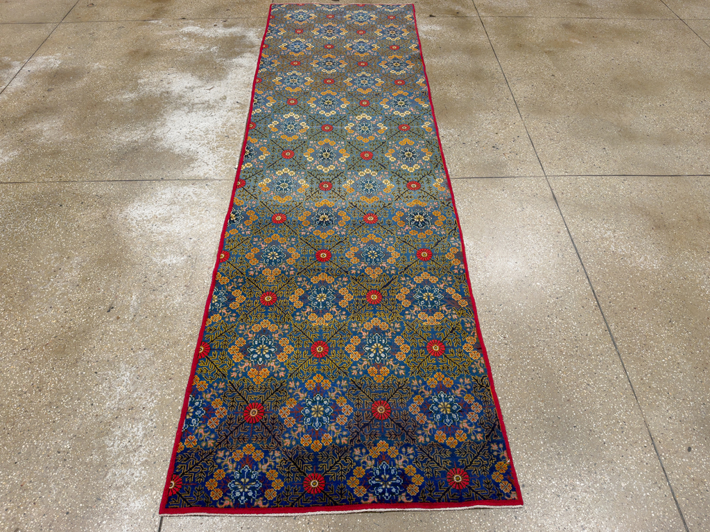 Vintage Persian Kashan Runner, No.21221 - Gsblank