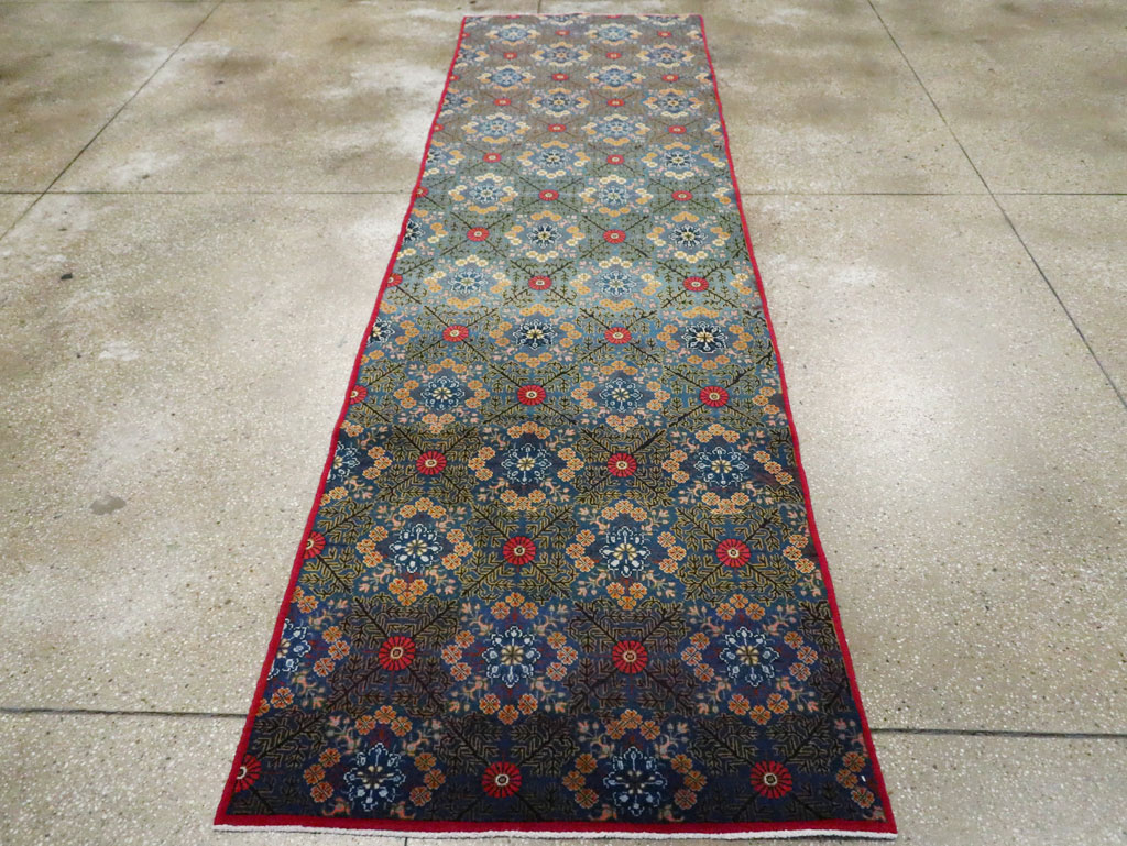 Vintage Persian Kashan Runner, No.21221 - Gsblank
