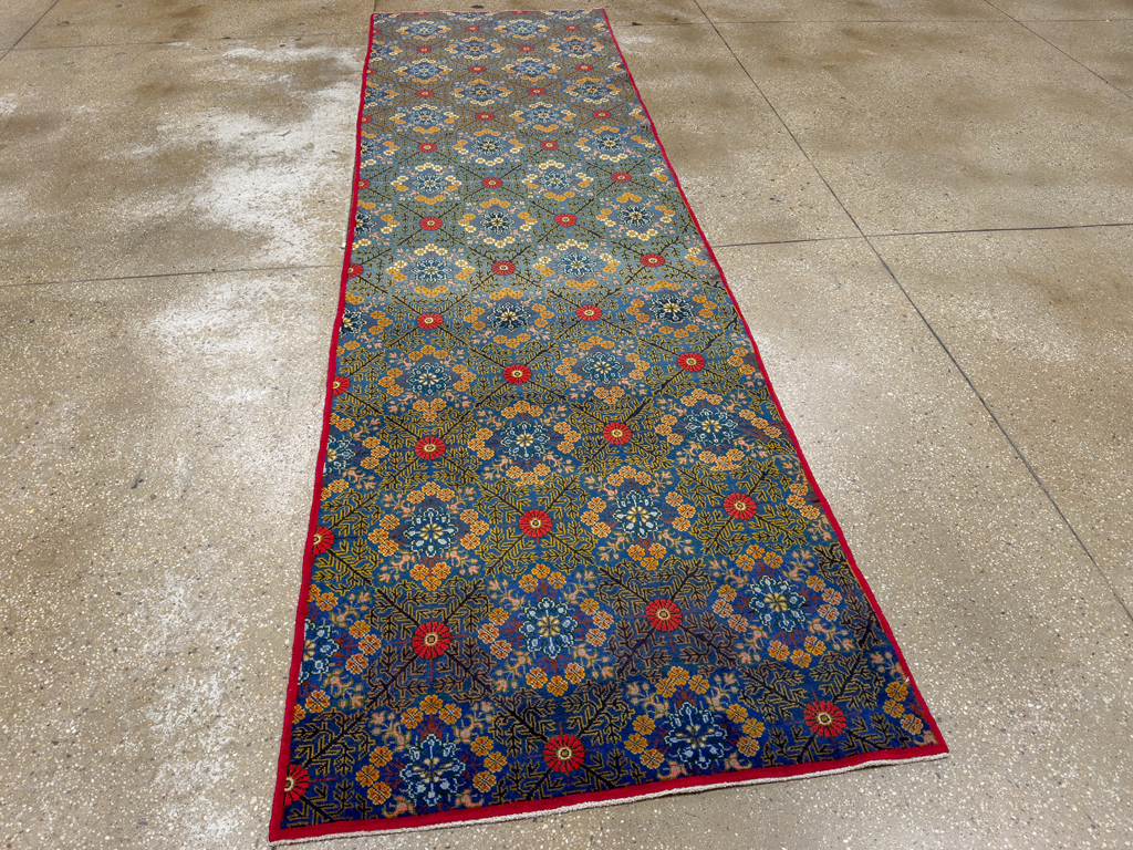 Vintage Persian Kashan Runner, No.21221 - Gsblank